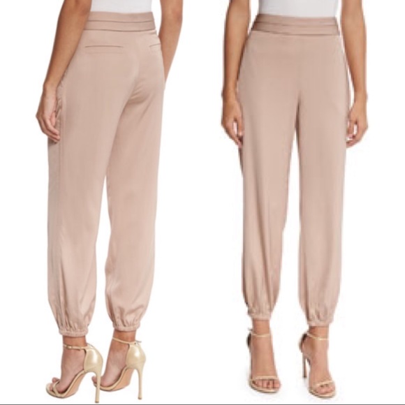 Elizabeth and James Pants - Elizabeth & James Champagne Jogger Trousers